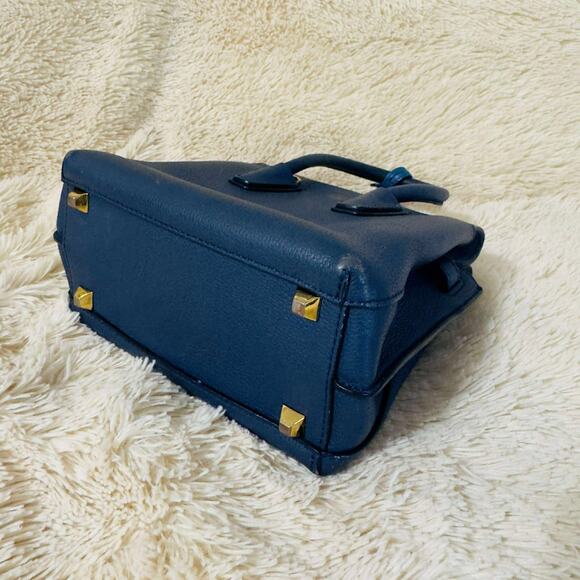 MCM Mini Milla Park Avenue Tote Bag - Navy - Picture 10 of 14